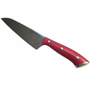ZAKARIAN Knife 7" Red handle Chefs Knife Kitchen Knife